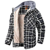 Fabrizio | Veste Légère à Carreaux avec Capuche