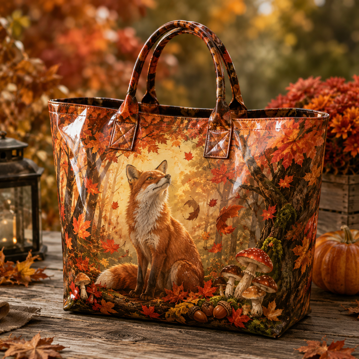 Sac cabas en PVC - Renard des bois