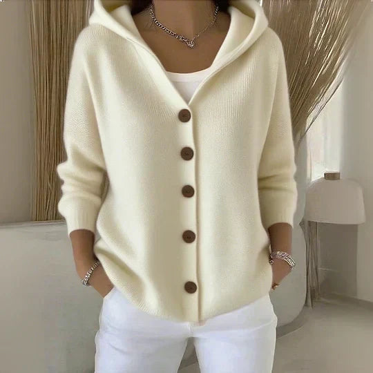 Éloïse | Veste en Tricot avec Capuche