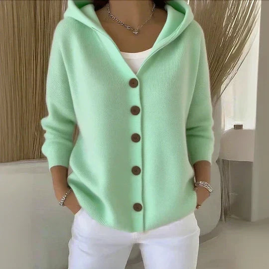 Éloïse | Veste en Tricot avec Capuche