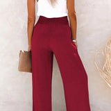 Rosine - Pantalon Taille Haute Détendu