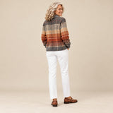 Edith | Cardigan à carreaux dégradé d'automne