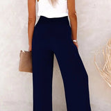Rosine - Pantalon Taille Haute Détendu