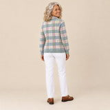 Margot | Cardigan à carreaux pastel