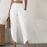 Estelle - Pantalon à Ourlet Fendu