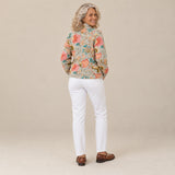 Pierrette | Cardigan à motif de jardin fleuri