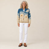 Reine | Cardigan à motif de pissenlits