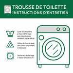 Entretien de la trousse de toilette matelassée Ailes Colorées