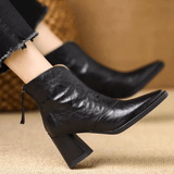 Delia | Bottines de Luxe à Talon Moyen